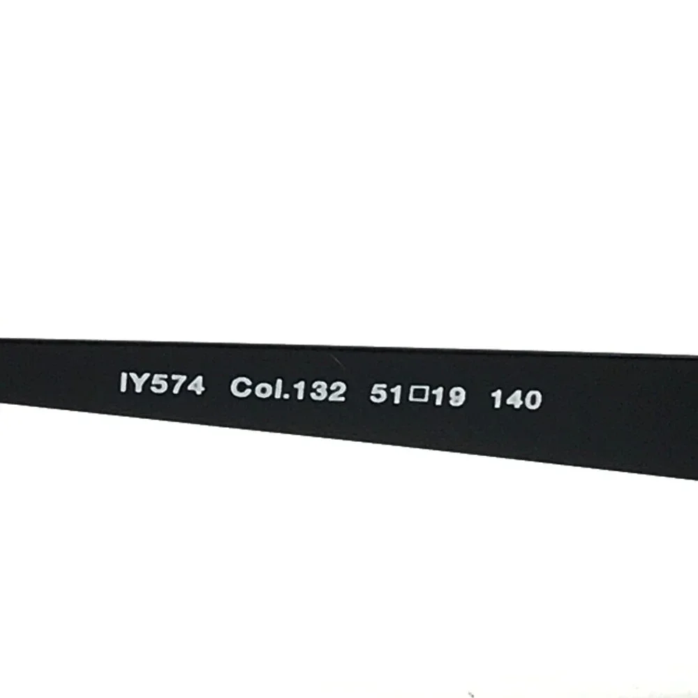 Iyoko-Inyake Eyeglasses Frames IY574 Col.132 Black Red Rectangular 51-19-140